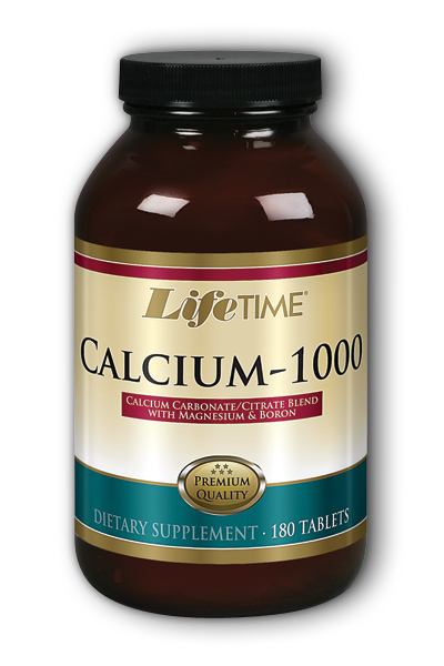 Life Time: Cal Citrate With Magnesium and Boron 1000mg 180 Tab