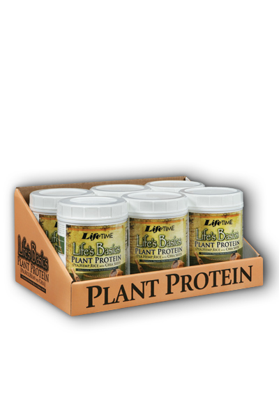 Life Time: Life's Basics Plant Protein Vanilla 6 Packs Powder