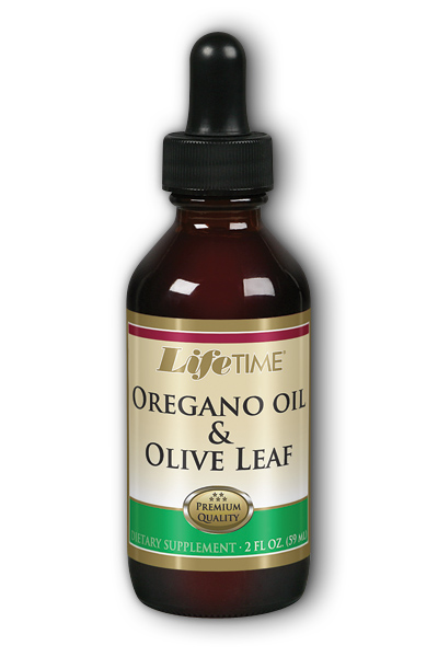 Olive Leaf and Oregano Natural 2 oz Liq from Life Time