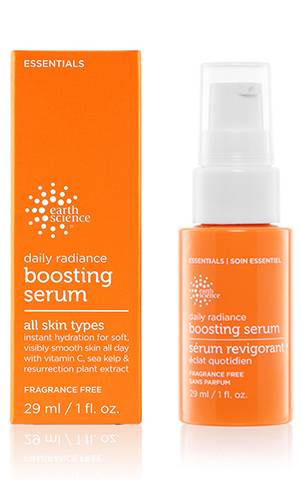 EARTH SCIENCE: Daily Radiance Boosting Serum 1 OUNCE