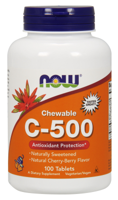 NOW: C-500 CHEW CHERRY 100 tabs