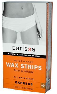 PARISSA LABORATORIES: Wax Strips Face-Bikini 16 ct