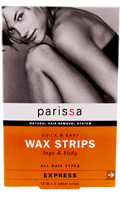 PARISSA LABORATORIES: Wax Strips Legs and Body 16 ct