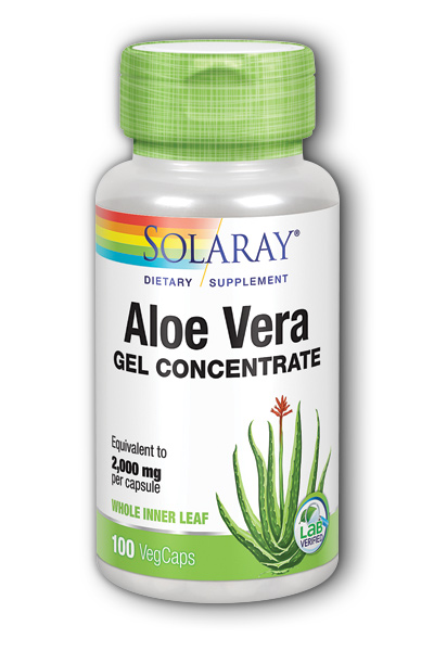 Solaray: Aloe Vera Gel 100ct 2000mg