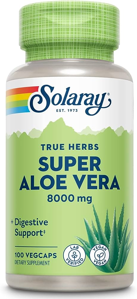 Solaray: Super Aloe Vera 100ct 40mg