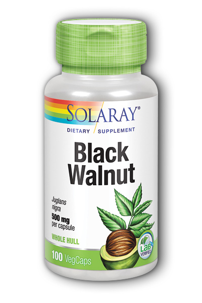 Solaray: Black Walnut Hull 100ct 500mg