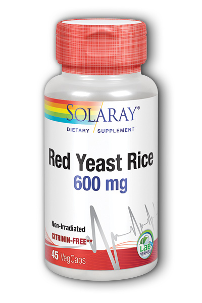 Red Yeast Rice 45ct 600mg from Solaray