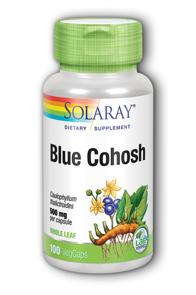 Blue Cohosh Root 100ct 500mg from Solaray