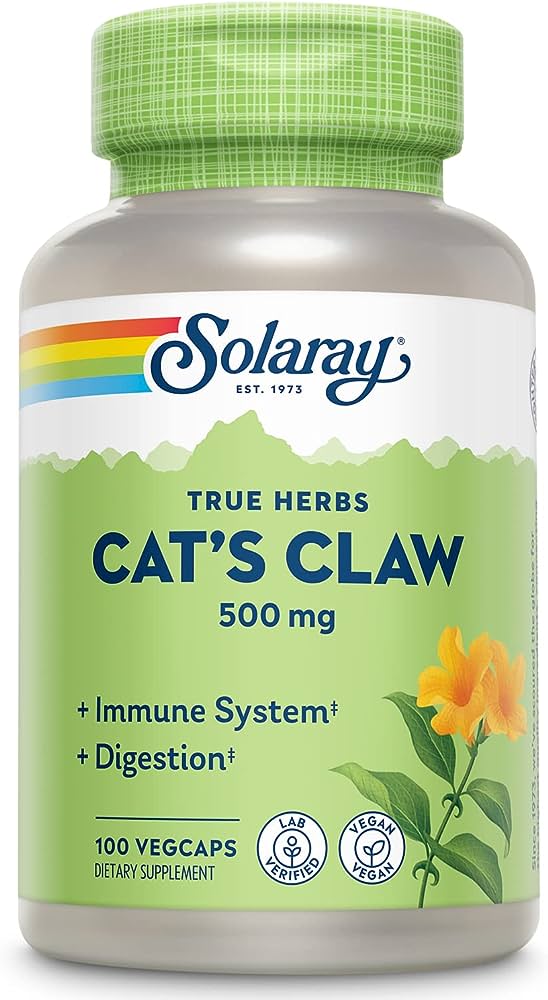 Solaray: Cat's Claw Bark 100ct 500mg