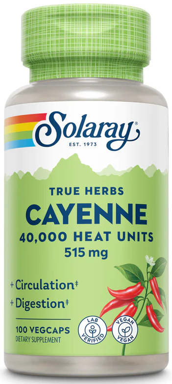 Solaray: Cayenne 100ct 515mg