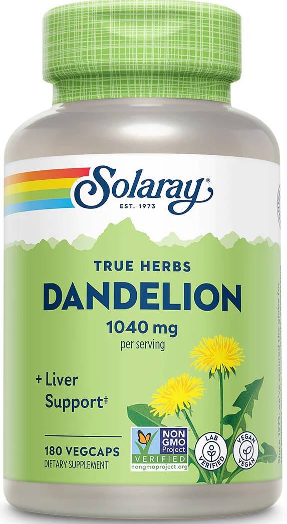 Solaray: Dandelion Root 180ct 1040mg