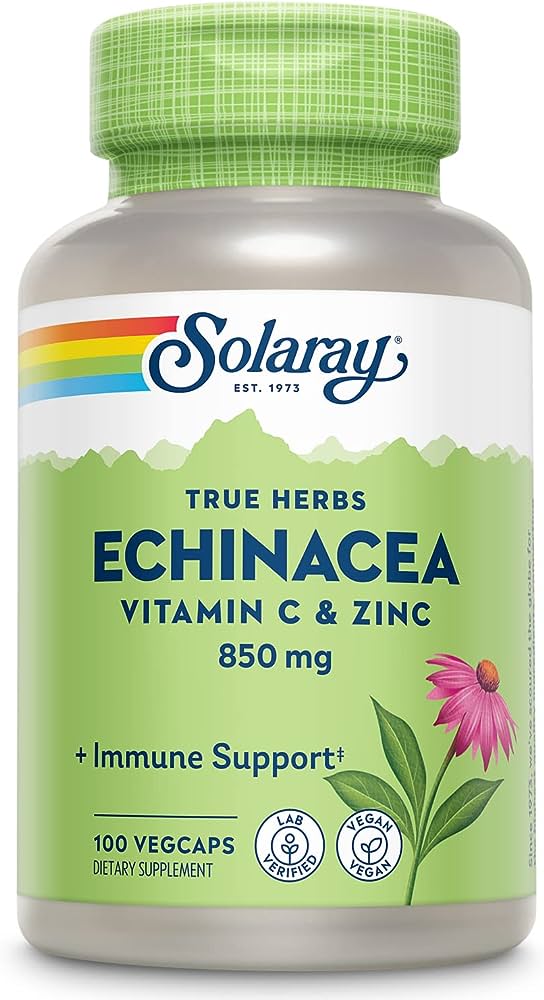 Echinacea With Vitamin C & Zinc, 100ct 850mg