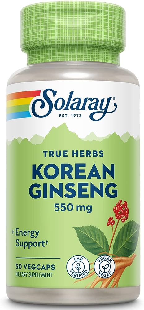 Solaray: Ginseng Root American 50ct 480mg
