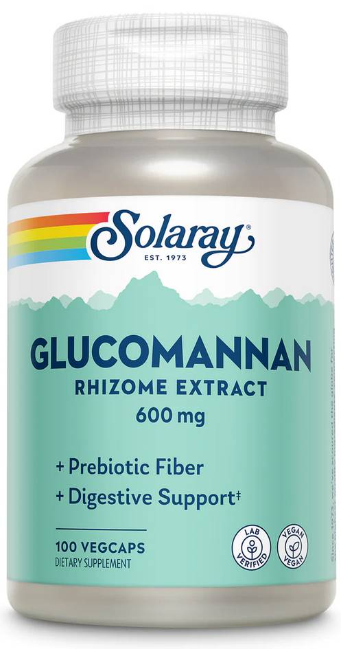 Solaray: Glucomannan 100ct 600mg