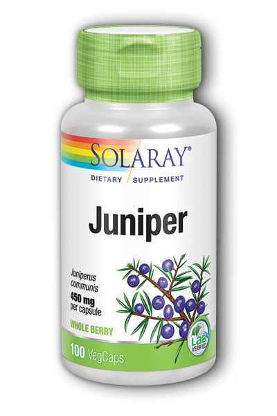 Solaray: Juniper Berries 100ct 450mg