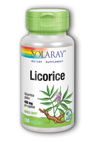 Licorice Root 100ct 450mg from Solaray
