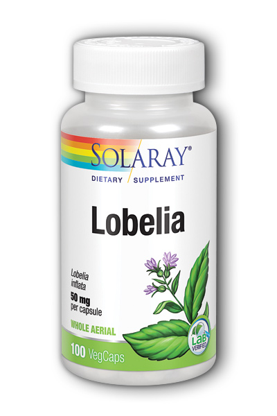 Lobelia 100ct 50mg from Solaray