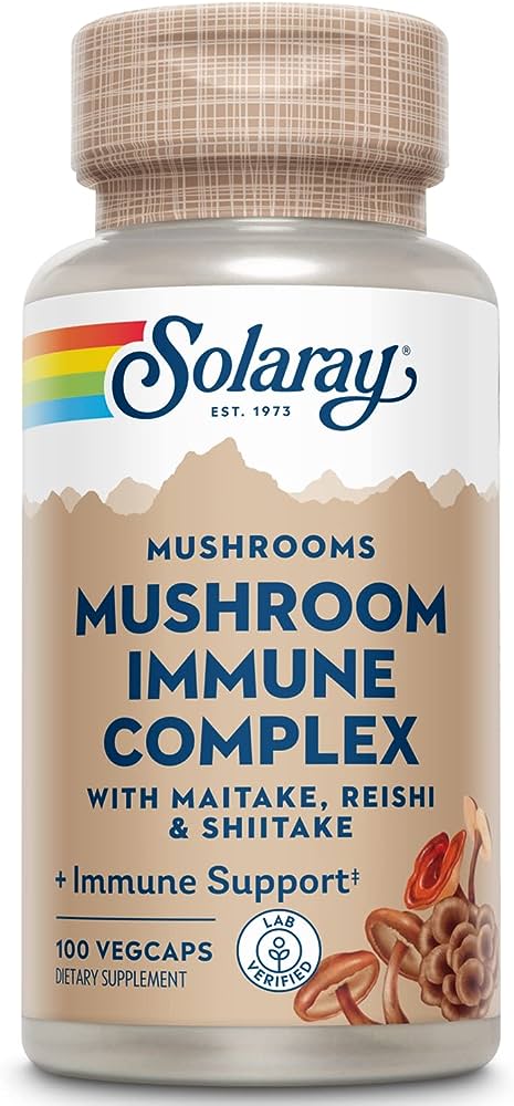 Solaray: Fermented Mushroom Immune Complex 100ct 600mg