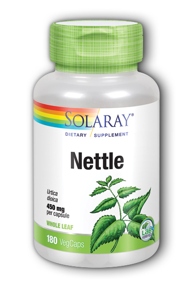 Solaray: Nettle Leaves 180ct 450mg
