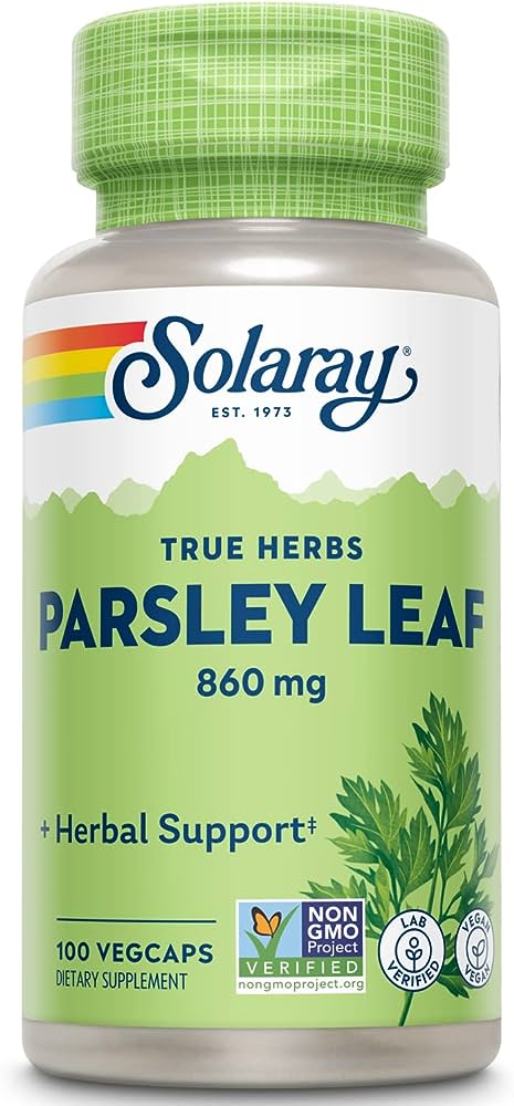 Solaray: Parsley Leaf 100ct 430mg