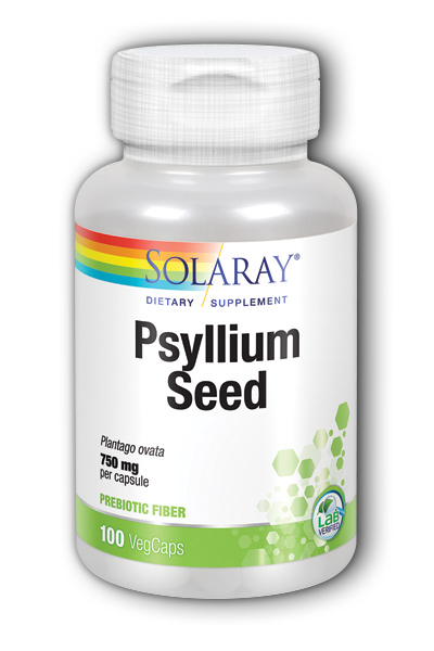 Solaray: Psyllium Seeds 100ct 630mg