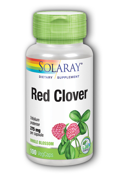 Red Clover Blossoms, 100ct 375mg