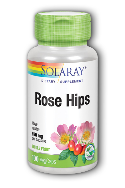 Solaray: Rose Hips 100ct 550mg