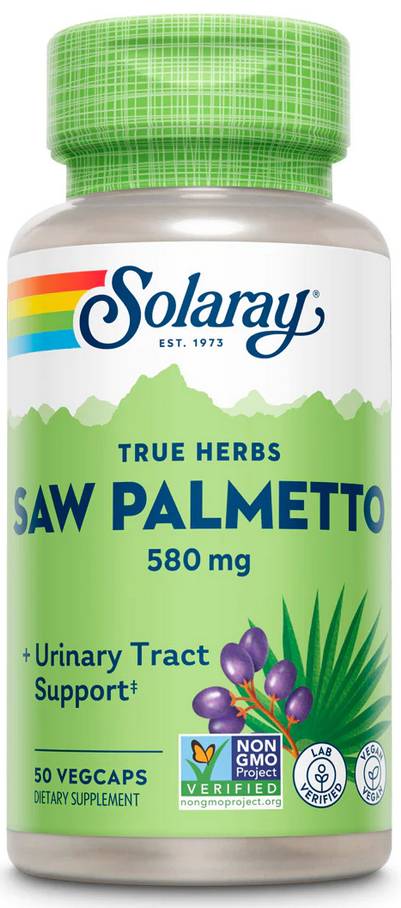Solaray: Saw Palmetto Berries 50ct 580mg