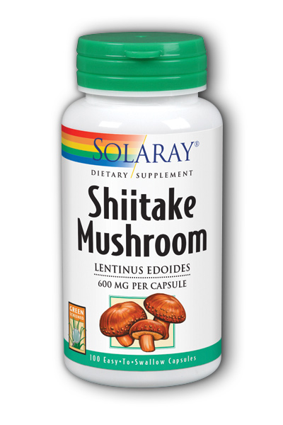 Solaray: Shiitake Mushroom 100ct 600mg