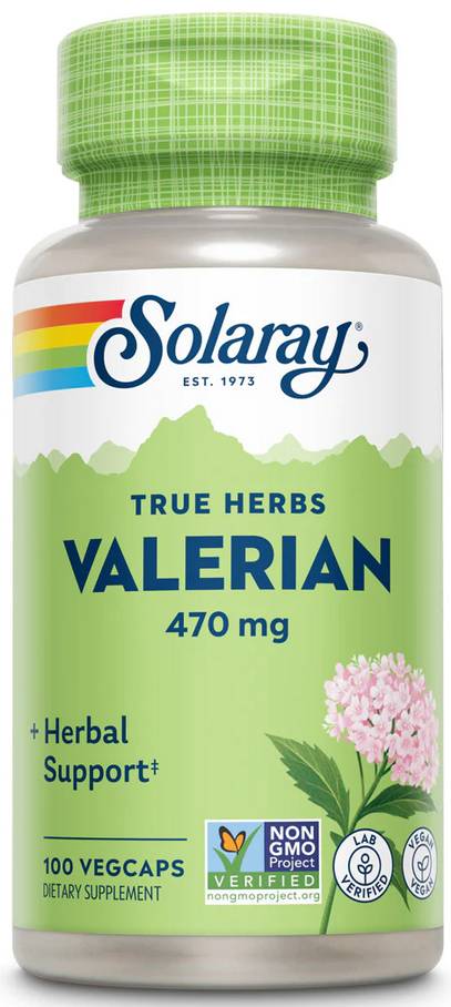 Solaray: Valerian Root 100ct 470mg