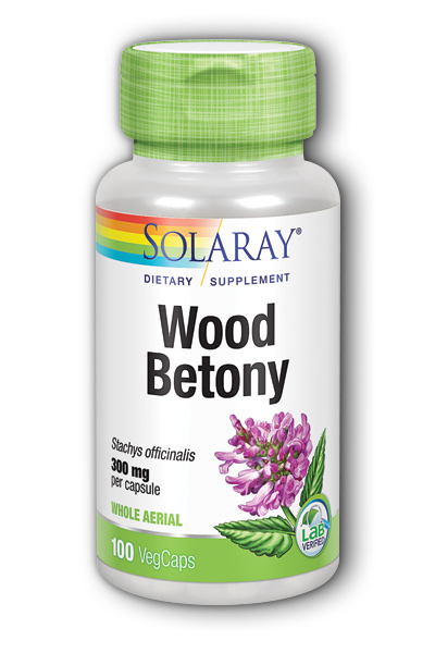 Solaray: Wood Betony 100ct 300mg