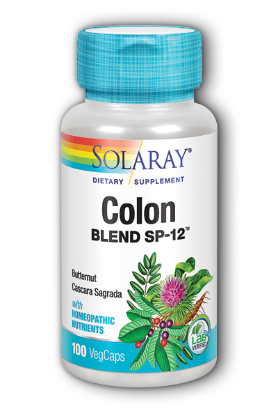 Solaray: Colon Blend SP-12 100ct