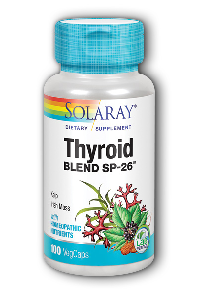 Solaray: Thyroid Blend SP-26 100ct
