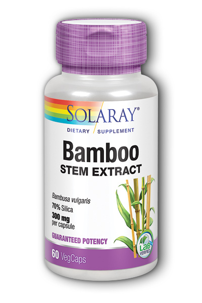 bamboo by solaray for dietary silica.
