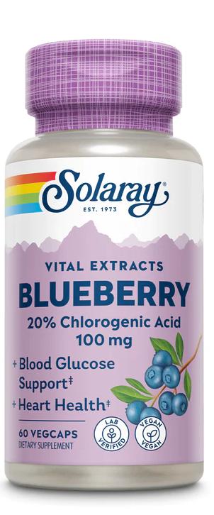 Solaray: Blueberry Leaf Extract 60ct 100mg