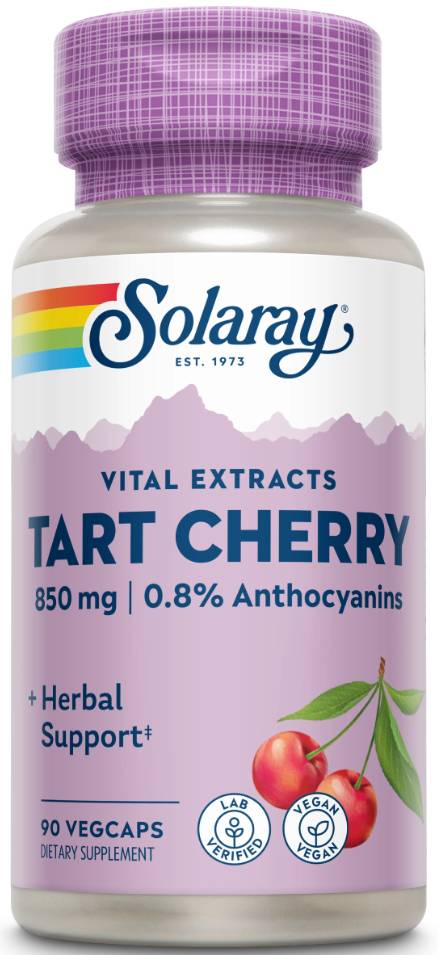 Solaray: Tart Cherry 90ct 425mg Each Capsule