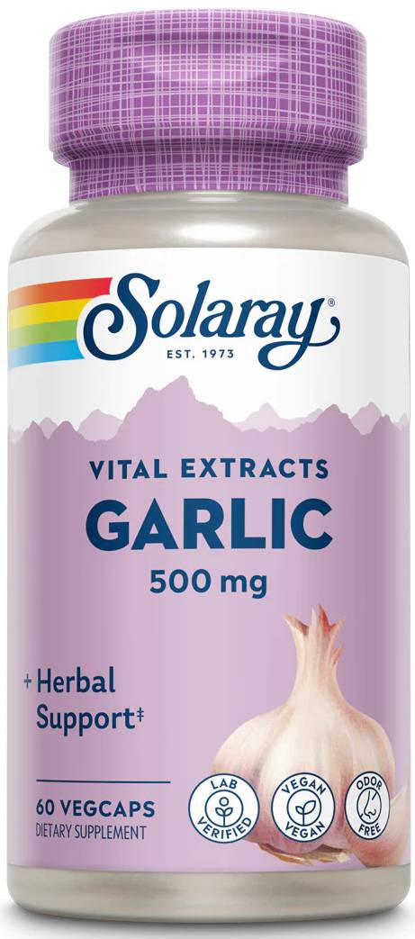 Solaray: Garlic 60ct 500mg