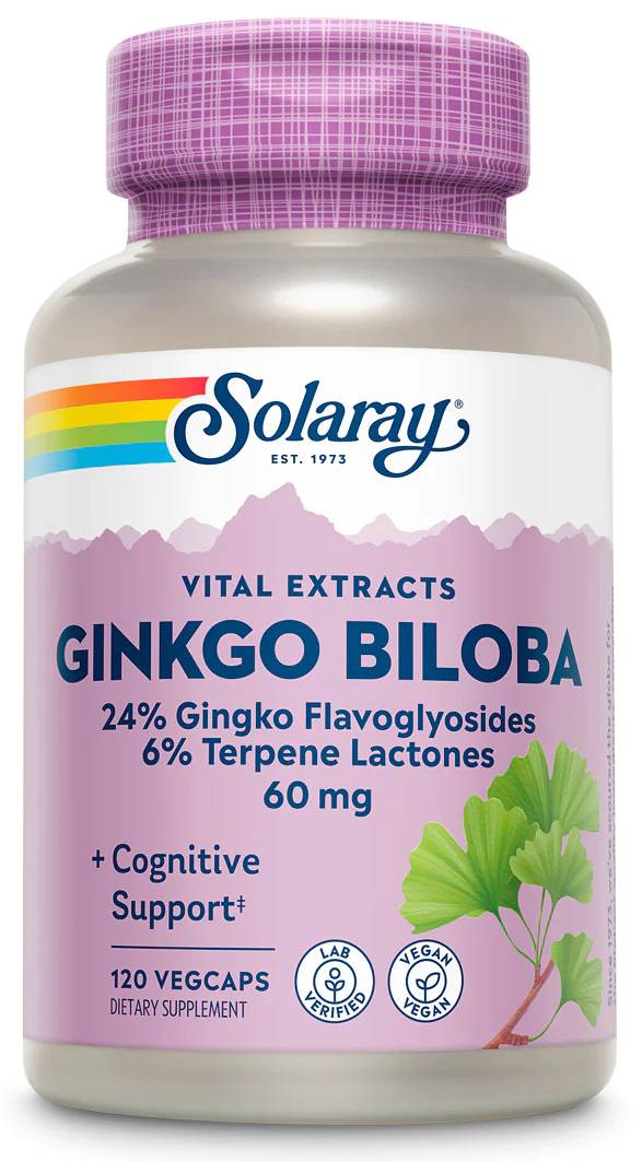 Ginkgo Biloba Extract, 120ct 60mg