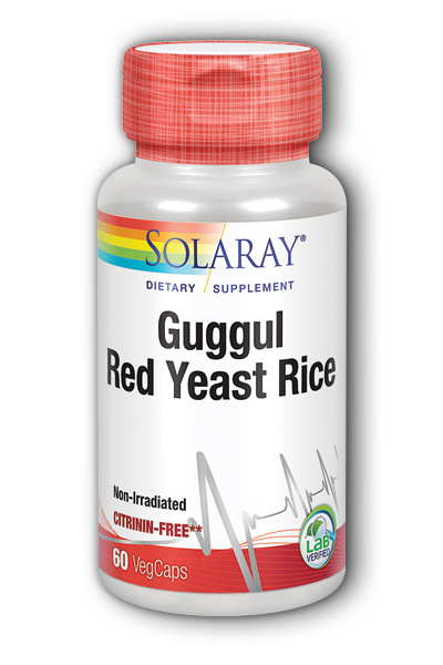 Solaray: Guggul and Red Yeast Rice 60ct