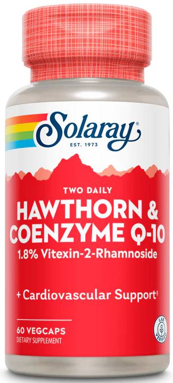 Solaray: Hawthorn & Coenzyme-10 Two Daily 60ct