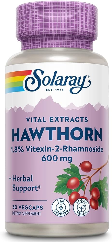 Solaray: One Daily Hawthorn Extract 30ct 600mg