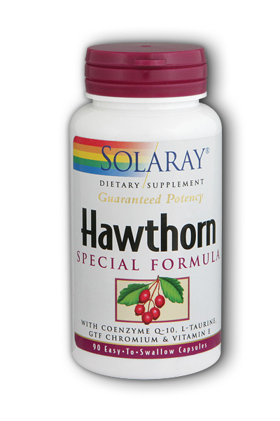 Solaray: Hawthorn Berry Extract Cardiovascular Support Formula 150mg 90 Vcaps