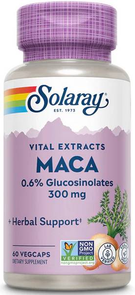 Solaray: Maca Extract 60ct 300mg