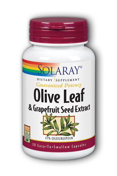 Solaray: Olive Leaf & Grapefruit 30ct