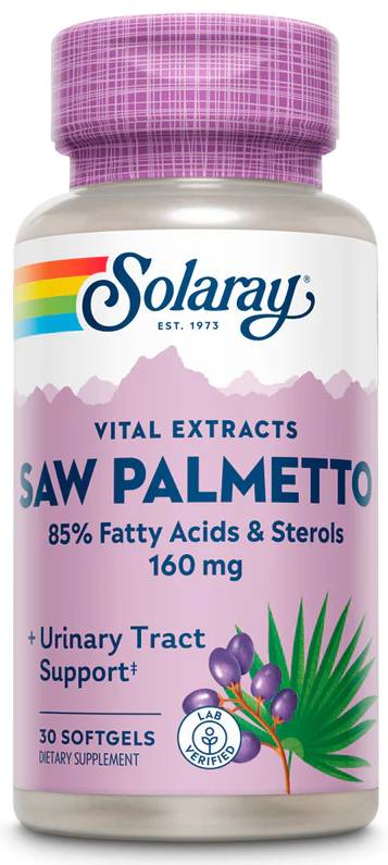 Solaray: Saw Palmetto Berry Extract 30ct 160mg