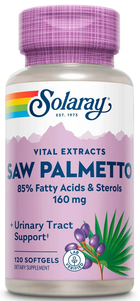 Solaray: Saw Palmetto Berry Extract 120ct 160mg