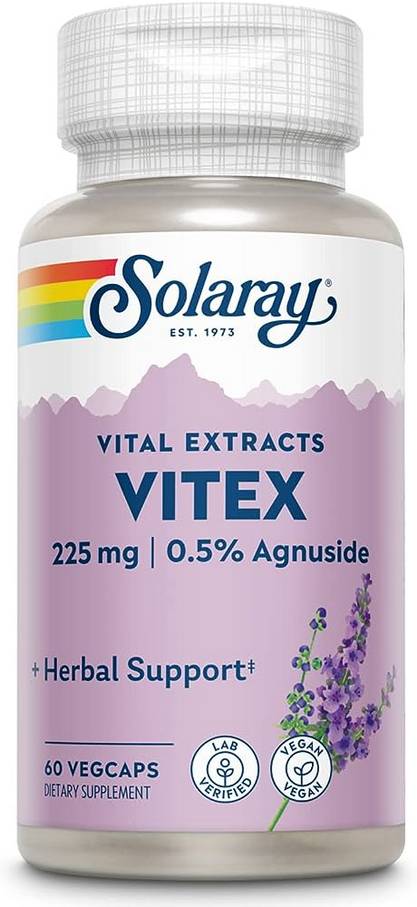 Solaray: Vitex Chaste Berry Extract 60ct 225mg