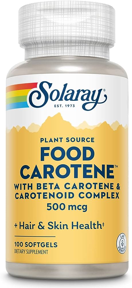 Solaray: Food Carotene 100ct 10000IU