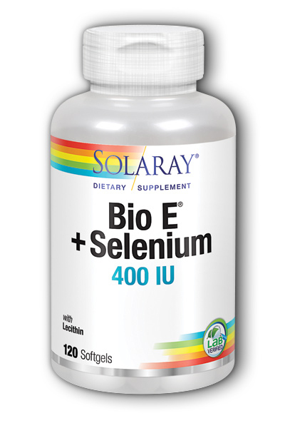 Solaray: Bio E with Selenium 120ct 400IU