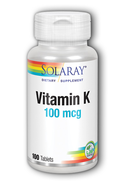 Vitamin K, 100ct 100mcg